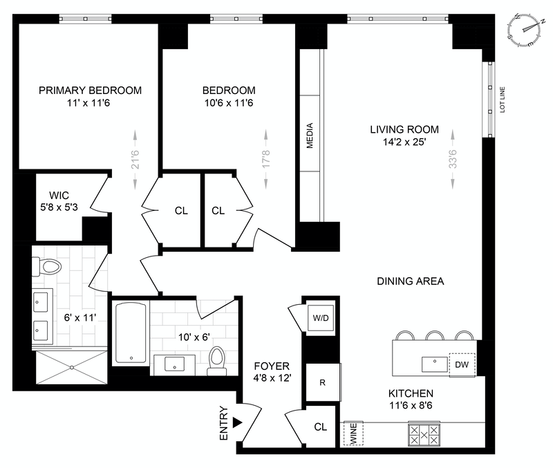 Floorplan for 205 Water Street